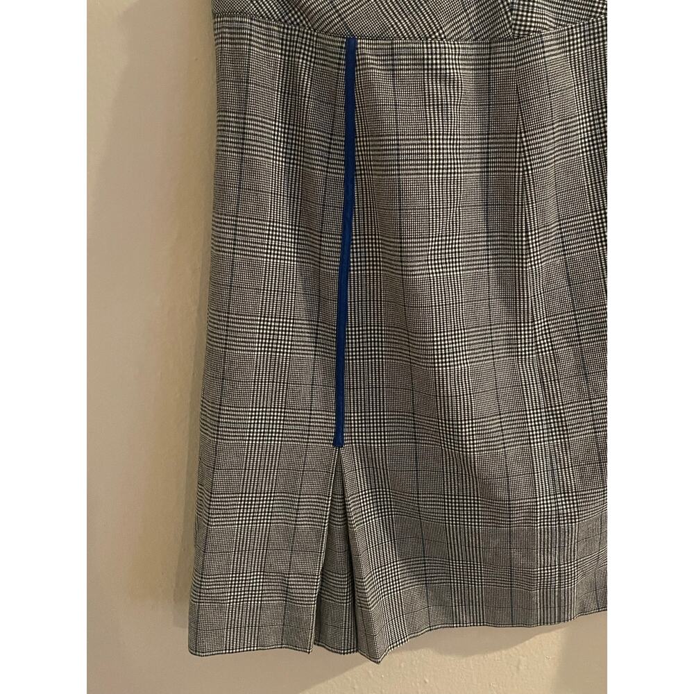 Lane Bryant Plaid A-Line Skirt Blue Trim Size 14 - Picture 3 of 11